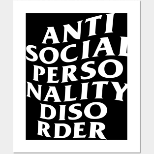 antisocial personality disorder clubs Posters and Art